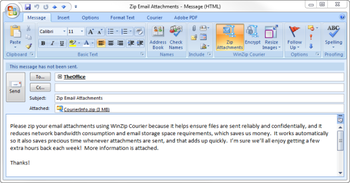 WinZip Courier screenshot