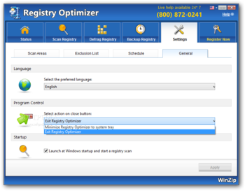 WinZip Registry Optimizer screenshot 12