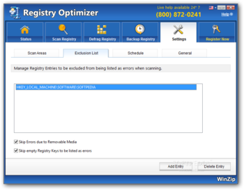 WinZip Registry Optimizer screenshot 9