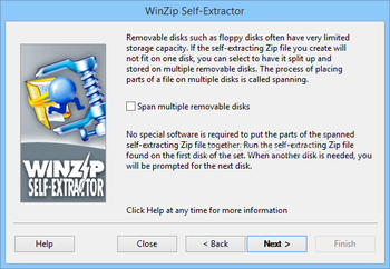 WinZip Self-Extractor screenshot 2