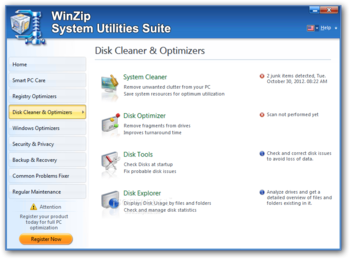 WinZip System Utilities Suite screenshot 8