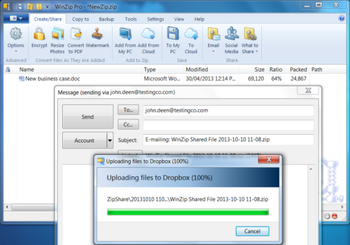 WinZip screenshot 3