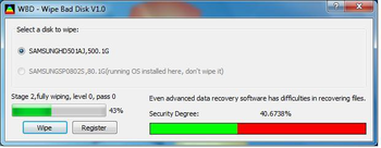 Wipe Bad Disk screenshot 2