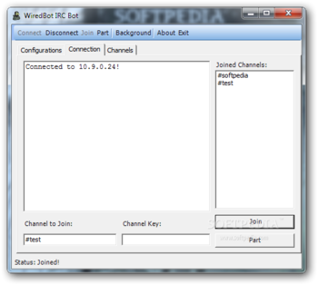 WiredBot IRC Bot screenshot 2