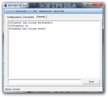WiredBot IRC Bot screenshot 3