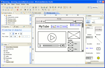 WireframeSketcher Studio screenshot