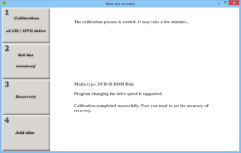 Wise disc recovery screenshot