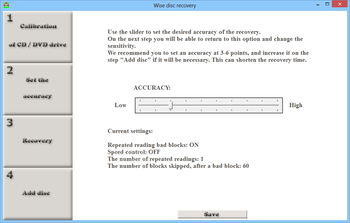 Wise disc recovery screenshot 2