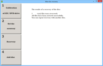 Wise disc recovery screenshot 3