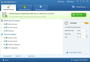 Wise Disk Cleaner Portable screenshot