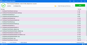 Wise Duplicate Finder screenshot