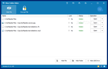 Wise Folder Hider screenshot