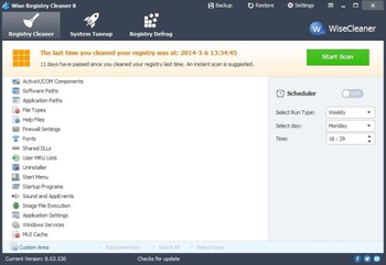 Wise Registry Cleaner screenshot 2