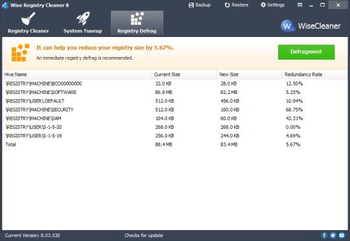 Wise Registry Cleaner screenshot 3