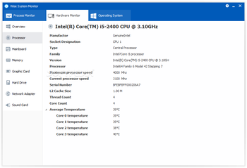 Wise System Monitor screenshot 3