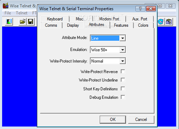 Wise Telnet and Serial Terminal Emulator screenshot 3