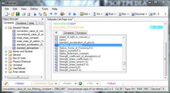 WiseCalc screenshot