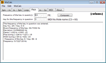 WizCalc screenshot 3