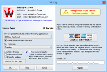 WizKey screenshot 2
