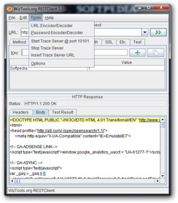 WizTools.org RESTClient screenshot 4