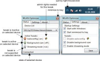 WLAN Optimizer screenshot