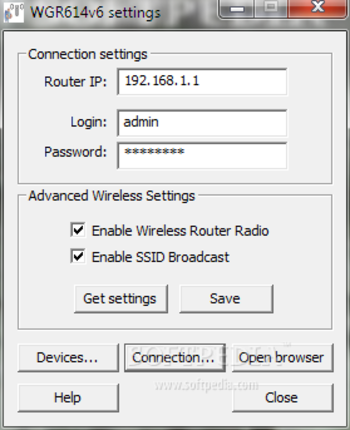 WLAN_WGR614 screenshot