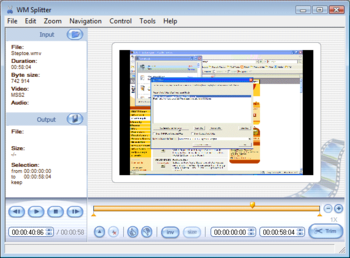 WM Splitter screenshot