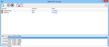 WMA MP3 Changer screenshot 2