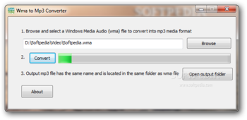 Wma to Mp3 Converter screenshot