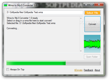 Wma To Mp3 Converter screenshot