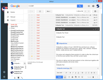 Wmail screenshot 3