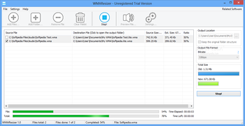 WMAResizer screenshot 2