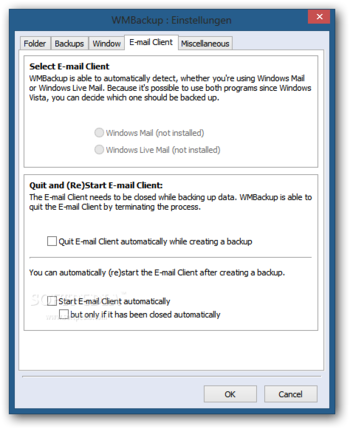 WMBackup screenshot 6