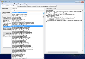 WMI Code Creator screenshot 3