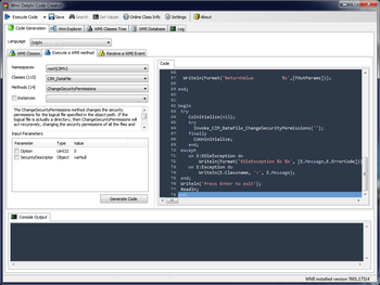 WMI Delphi Code Creator screenshot 2