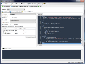 WMI Delphi Code Creator screenshot 3
