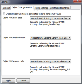 WMI Delphi Code Creator screenshot 9