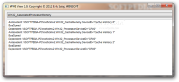 WMI View screenshot