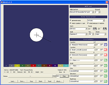 Wmidi screenshot