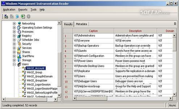 WMIReader screenshot 2