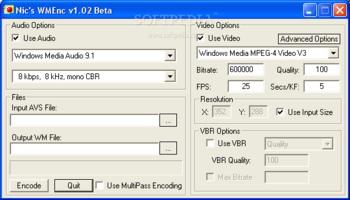 WMNicEnc screenshot