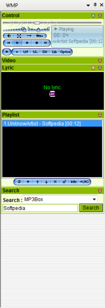 WMP screenshot