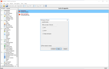 WMS Log Analyzer Professional Edition screenshot