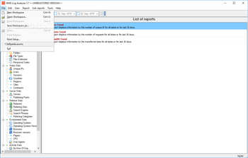 WMS Log Analyzer Professional Edition screenshot 9
