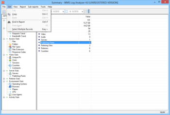 WMS Log Analyzer Standard Edition screenshot 2