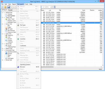 WMS Log Analyzer Standard Edition screenshot 5