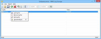 WMS Log Storage Standard Edition screenshot
