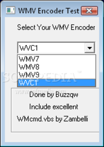 WMV Encoder Test screenshot 2
