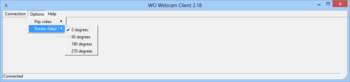 WO Webcam Client screenshot 2