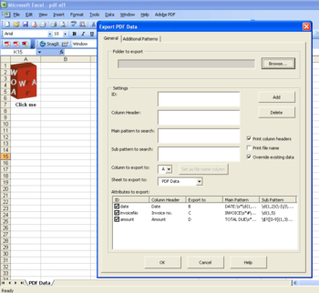 WOA PDF-Excel screenshot 3